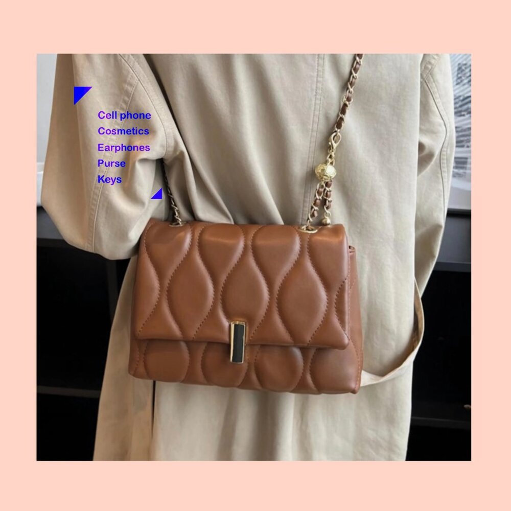 Designer Leather Handbag Handmade Creamy Shoulder Purse Bag - Gift for Her